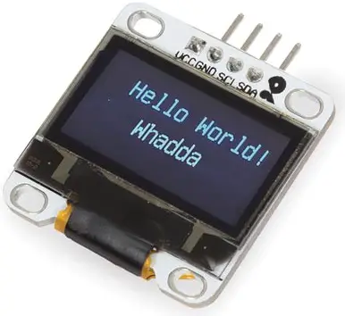 WHADDA WPI438 0.96 Inch OLED Screen with I2C