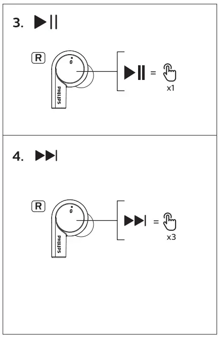 PHILIPS TAT5505 Noise Cancelling True Wireless - 3