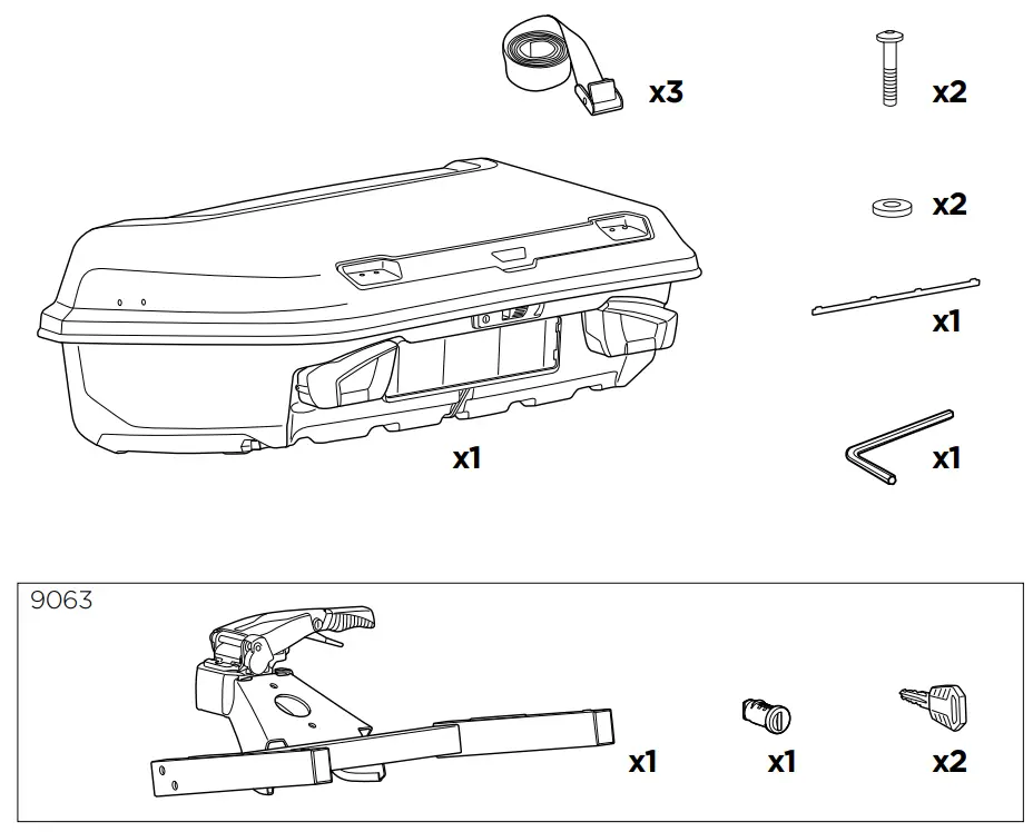 THULE 9064 Transport Box - fig 2