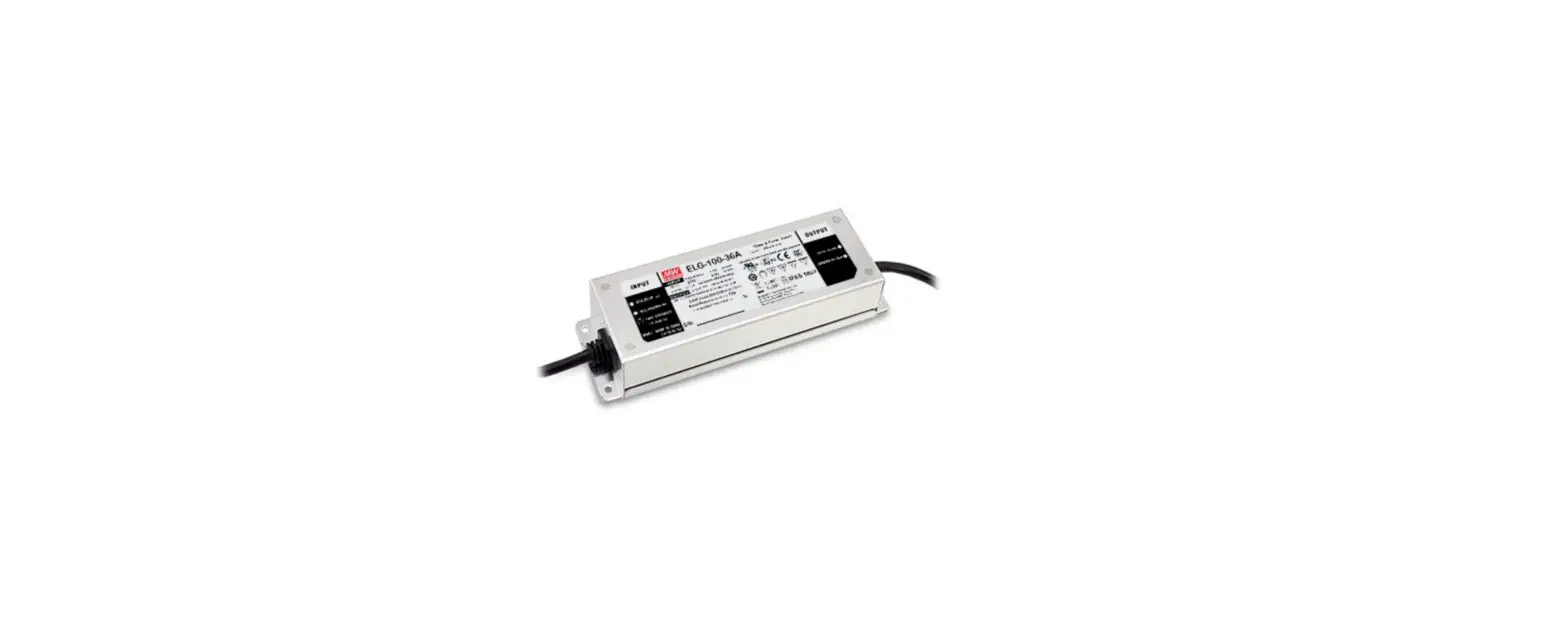 Mean Well Elg-100 Series 70 To 100w Constant Voltage And Constant Current Led Driver Owner's Manual