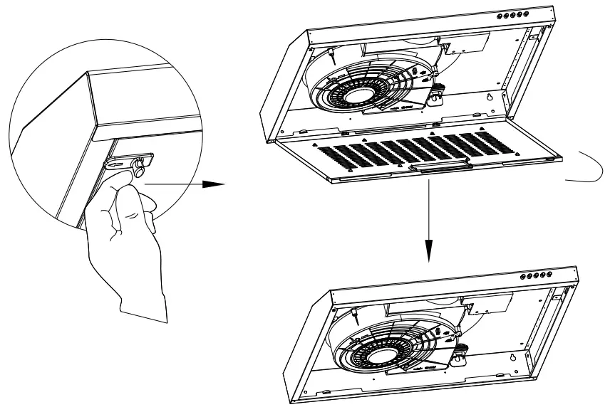 Ciarra CBCS6903 Integrated Under Cabinet Cooker Hood 60cm - Fig 14
