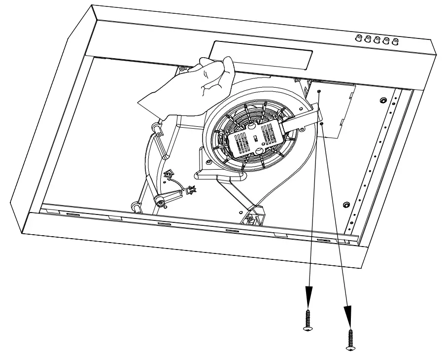 Ciarra CBCS6903 Integrated Under Cabinet Cooker Hood 60cm - Fig 15