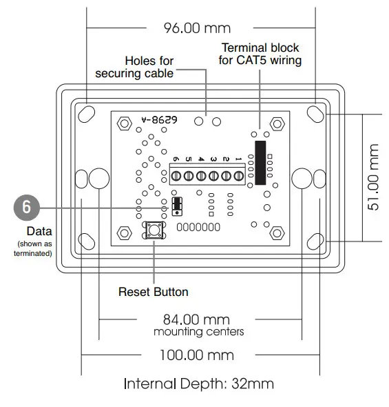 Australian Monitor DPRM Remote Control Panel - FIGURE 2