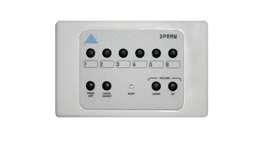 Australian Monitor Dprm Remote Control Panel Instruction Manual