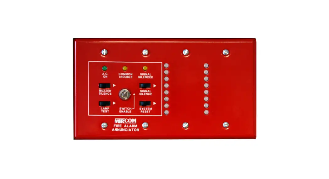 Mircom Ram-216r Remote Multiplex Annunciator Panel Owner's Manual