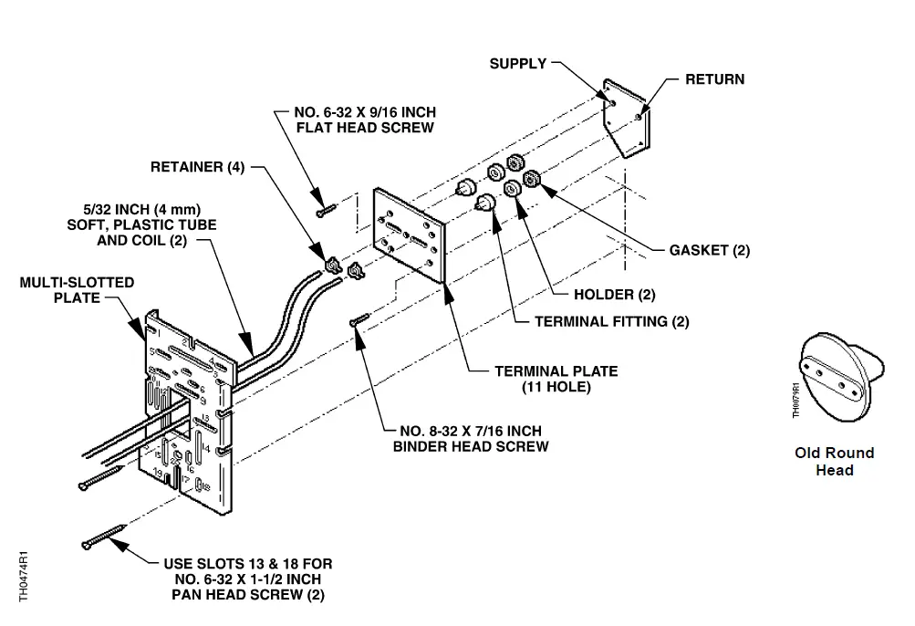 SIEMENS-RETROLINE-Retrostat-Kit-for-Johnson-Controls-D-or-N-or-H-or-C-Thermostats-FIG-5