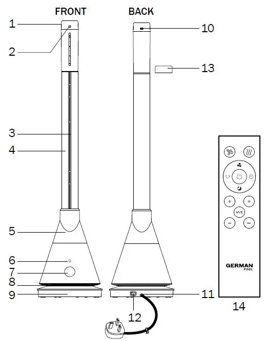 GERMAN POOL-EFB-426HM-UVC-Air-Purifier-Mist-Heater-and-Fan-1
