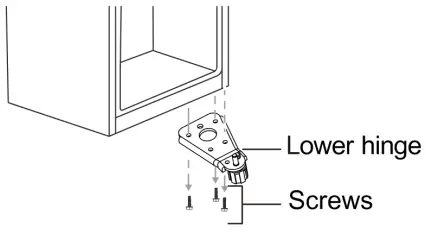 Door reversal instruction