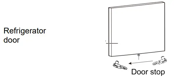 Door reversal instruction