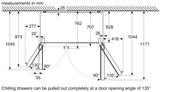 BOSCH KAG93AIEPG American Fridge Freeze- fig 1