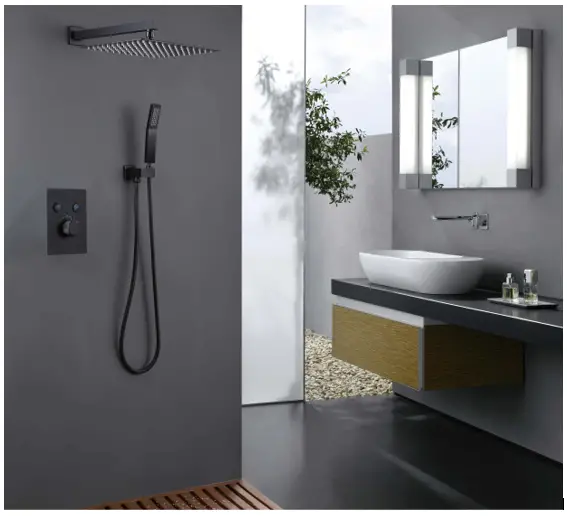 MODLAND MDSS98015VK Thermostatic Shower System with Rough in Valve - 1
