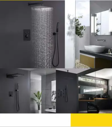 MODLAND MDSS98015VK Thermostatic Shower System with Rough in Valve