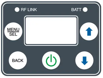LECTROSONICS DCHR Digital Camera Hop Receiver - Keypad and LCD Interface