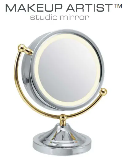 Homedics M-8125 Makeup Artist Studio Mirror - makeup studio marror