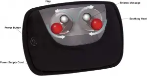 Homedics SP-10H-BLK Shiatsu Pillow with Heat function