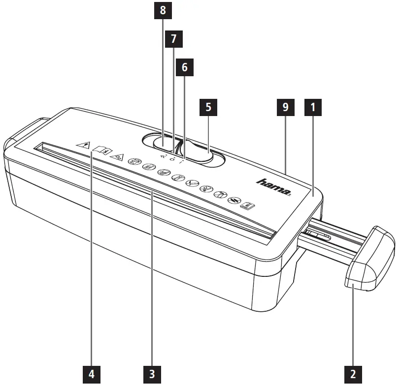 hama 00050540 Mini S6 Shredder operating instructions