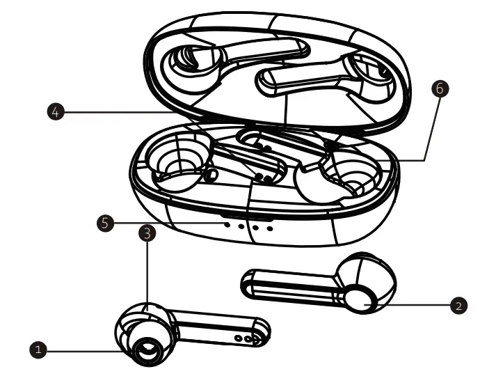 JOOM V1 TWS True Wireless Stereo Bluetooth 5.0 Headphones Sports Earphones - Highlights