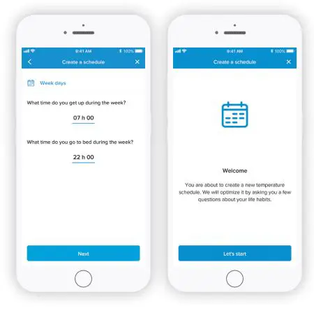 legrand 049039 Connected Thermostat Smarther with Netatmo Flush Mounting User Guide - SETTING PROGRAMMES