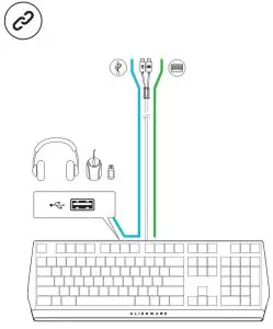DELL 6FJ32 Alienware 410K RGB Mechanical Gaming Keyboard - fig 2