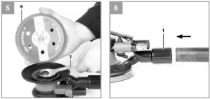Einhell TC PE 150 Compressed Air Eccentric Sander - figure 4