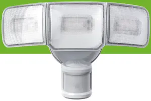 home zone ES00931G Smart Auto CCT Triple Head Security Flood Light