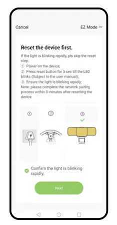 home zone ES00931G Smart Auto CCT Triple Head Security Flood Light - Auto CCT Security Light 2