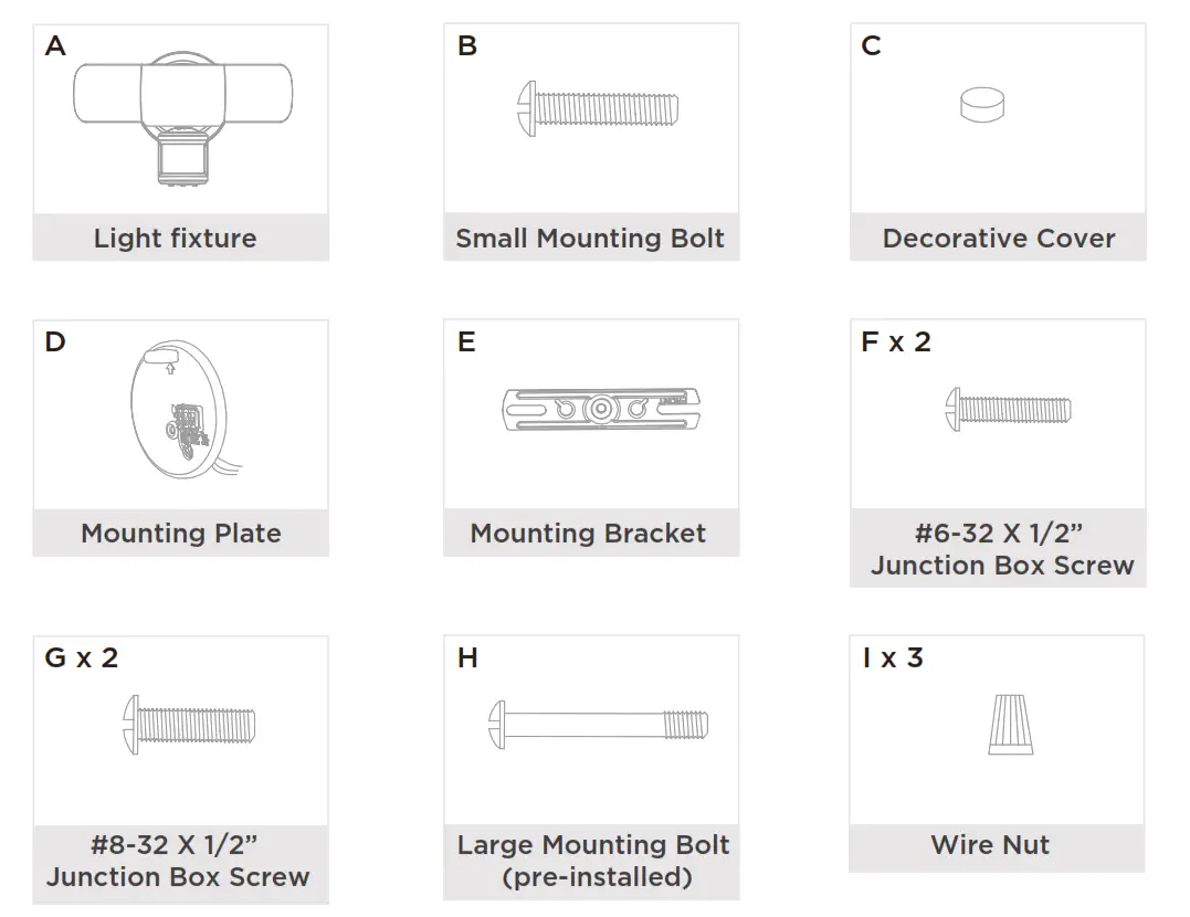 home zone ES00931G Smart Auto CCT Triple Head Security Flood Light - PREPARATION