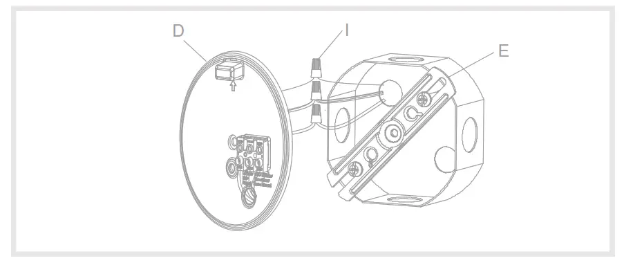 home zone ES00931G Smart Auto CCT Triple Head Security Flood Light - polarity is correct