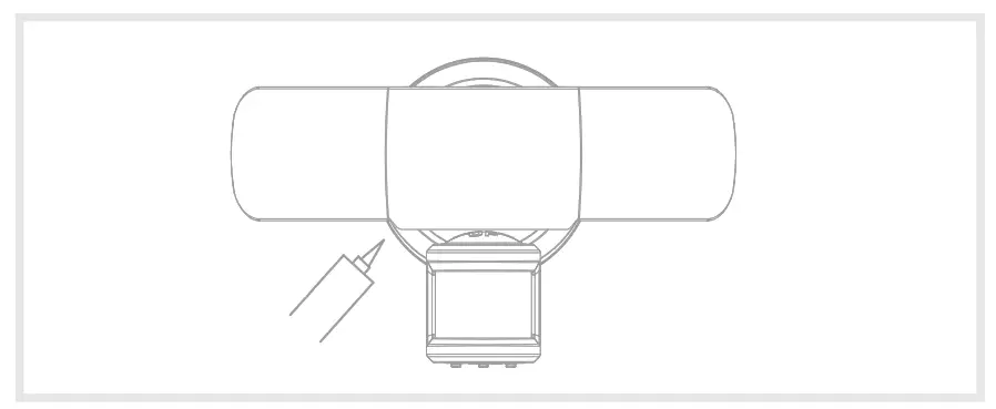home zone ES00931G Smart Auto CCT Triple Head Security Flood Light - silicone caulk