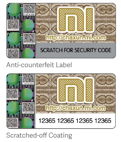Anti-counterfeit