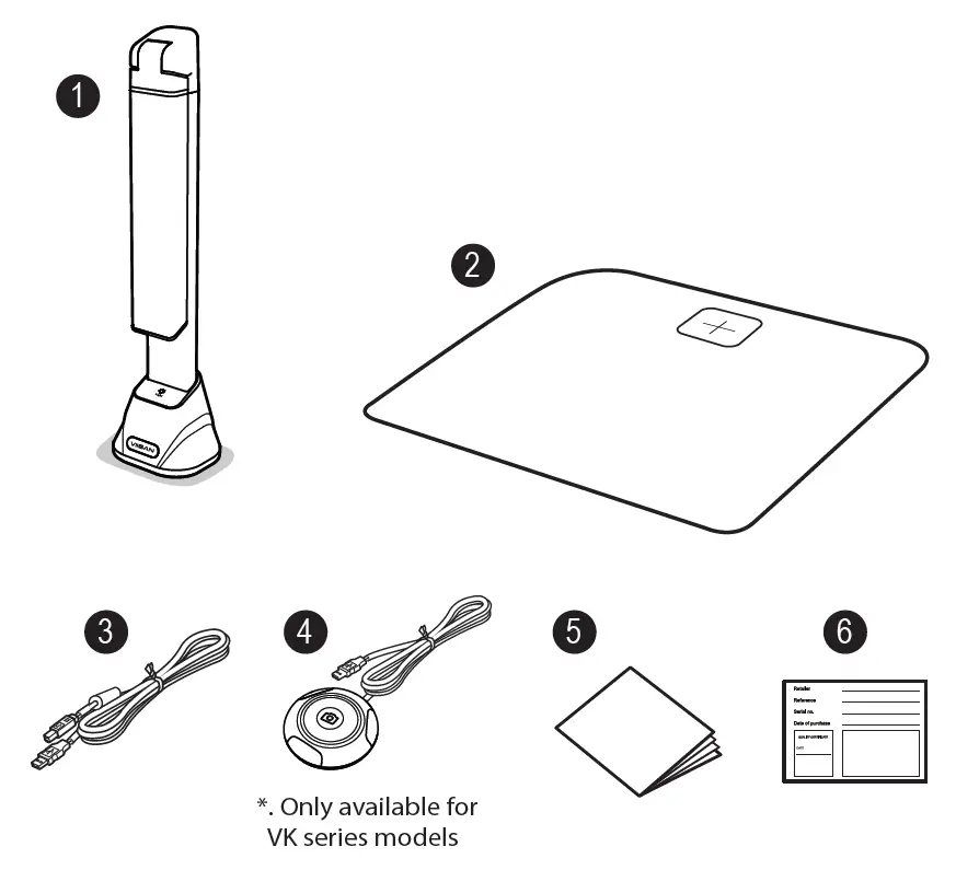 VIISAN VK Series Document Camera fig1