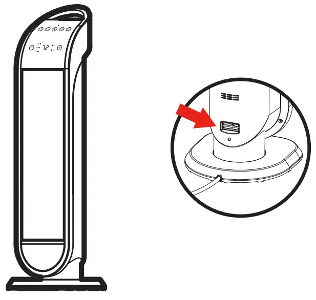 atomi smart AT1482 Smart WiFi Ceramic Tabletop Heater - fig 2