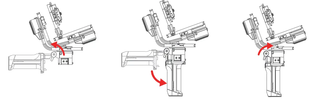 MOZA Aircross 3 Axis Handheld Gimbal Stabilizer Professional Kit FIG 3