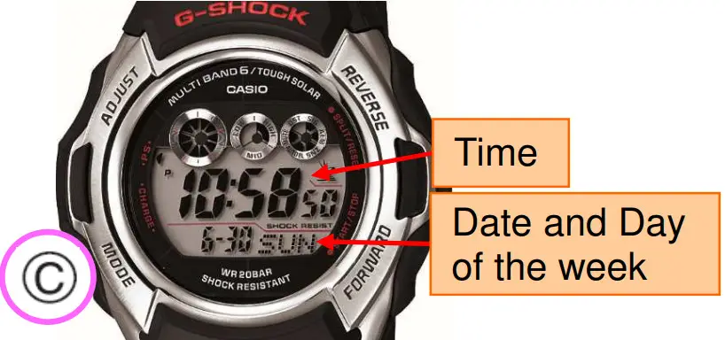 CASIO GW-M500 3405 G-Shock Watch - Timekeeping