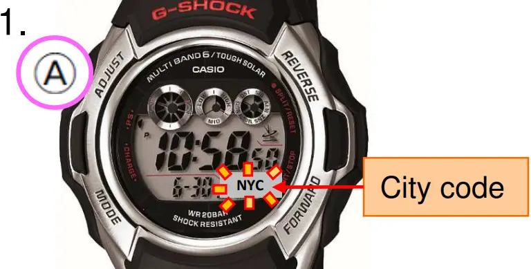 CASIO GW-M500 3405 G-Shock Watch - Timekeeping1