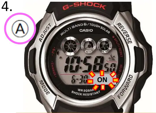 CASIO GW-M500 3405 G-Shock Watch - Timekeeping5