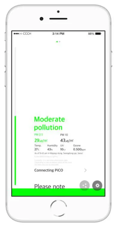 picohome PiCO Home - Air Quality and Weather Reports