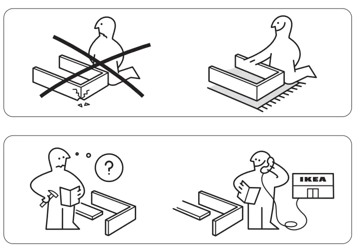 IKEA 20354646 MALM Chest of 4 Drawers - fig 1