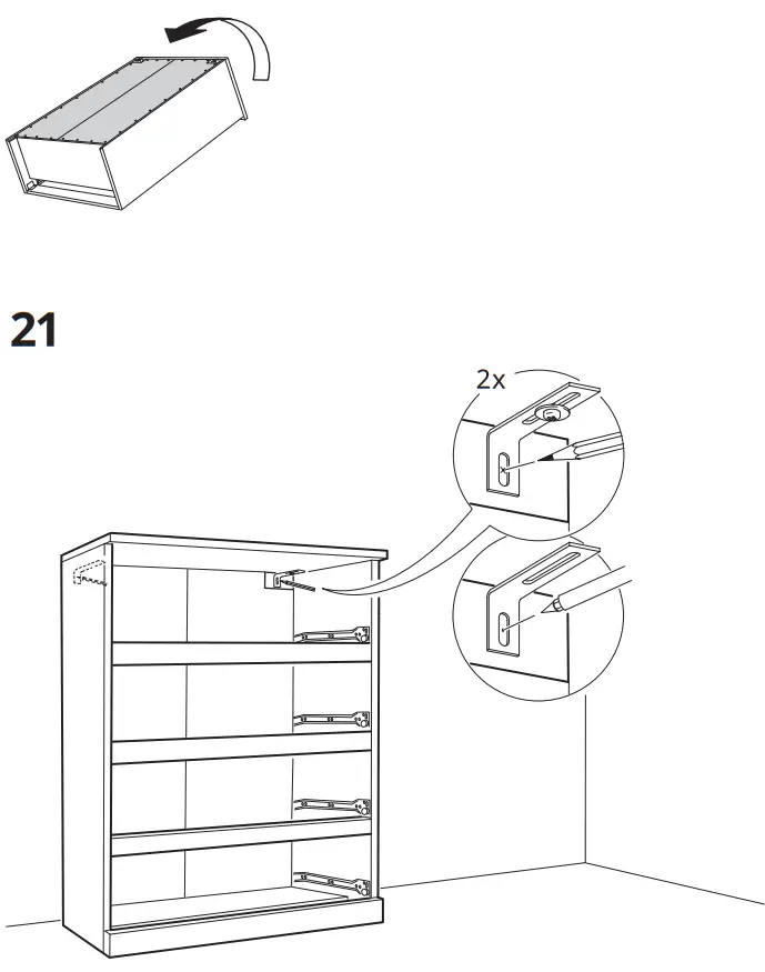 IKEA 20354646 MALM Chest of 4 Drawers - fig 15
