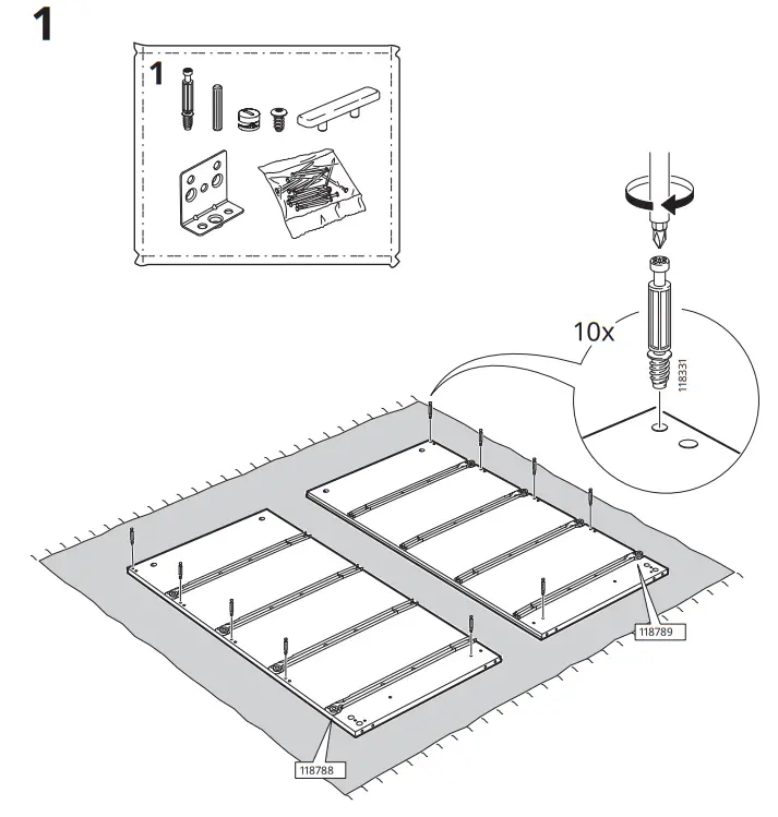 IKEA 20354646 MALM Chest of 4 Drawers - fig 3