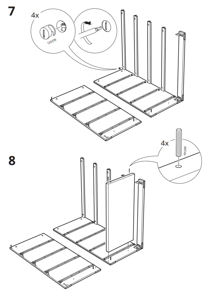 IKEA 20354646 MALM Chest of 4 Drawers - fig 6