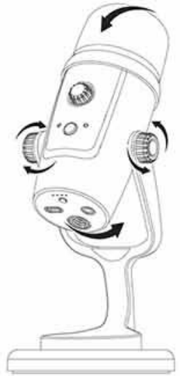 BOYA BY PM500W Wired Wireless Dual Function Microphone - Angle Adjustment