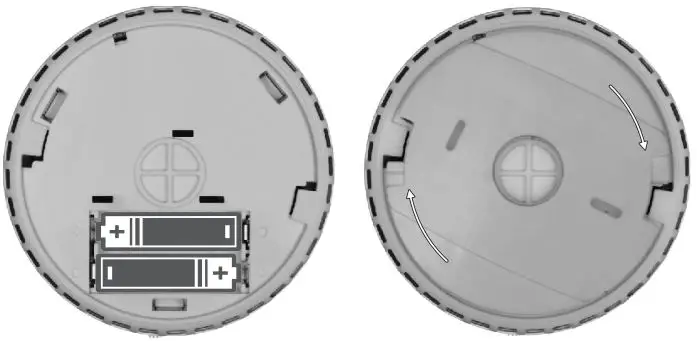 ELRO CBFS58R 433MHz Smoke Alarm Device Instruction Manual - Activate / Replace