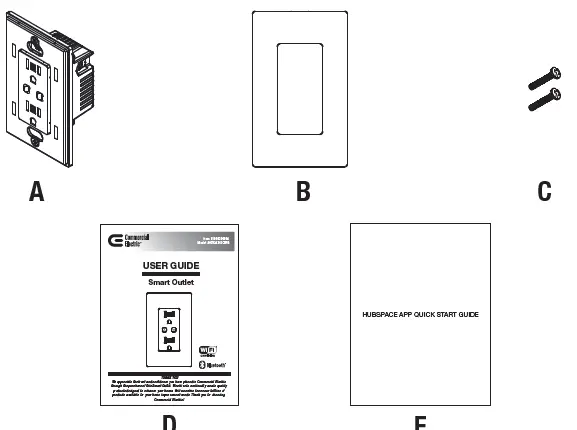 Commercial Electric HPKA315CWB Smart Outlet Switch fig 1