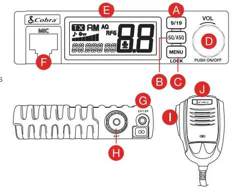 Cobra 19MINI Ultra Compact Recreational CB Radio-Features