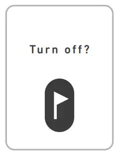 Turn on button