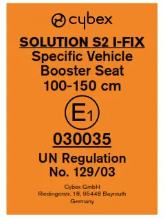 cybex GOLD UN R129 Child Car Seat - fig