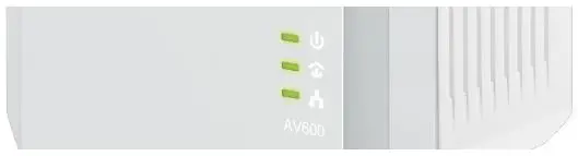 tp-link AV600 Passthrough Powerline Adapter - LED Legend