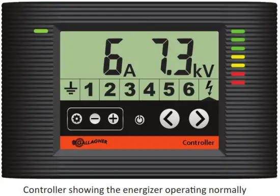 GALLAGHER M5800i Fence Energizer - ouhtput