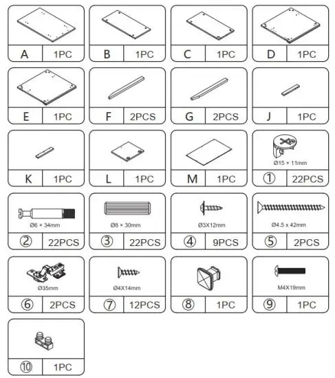 FIG 2 Hardware List.JPG
